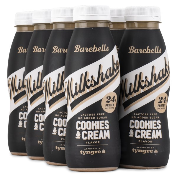 Barebells Milkshake, Cookies & Cream, 8-pack