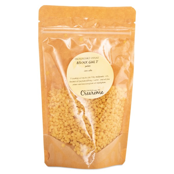 Crearome Mehiläisvaha Keltainen Luomu, 100 g, Pelletit