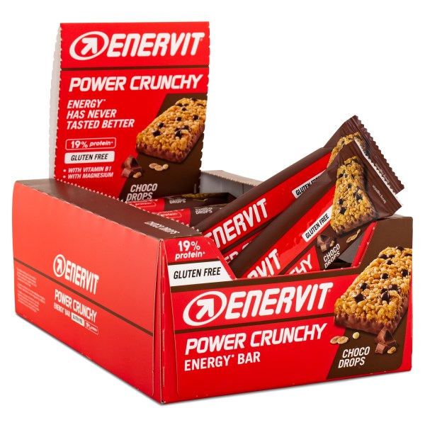 Enervit Power Crunchy Sport Bar, Suklaa, 25-pack