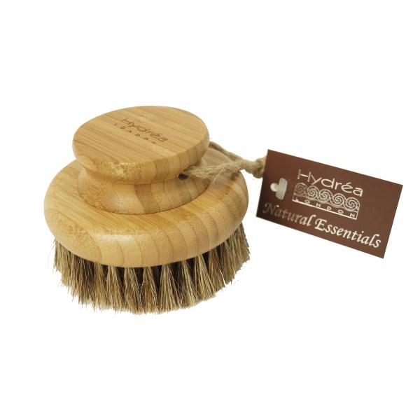 Hydréa London Round Bamboo Body Brush, 1 kpl